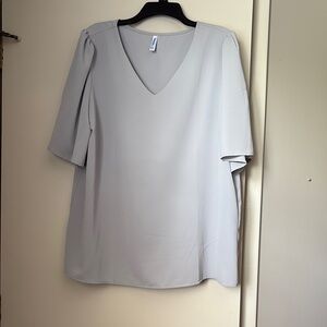 Elegant Gray Women's Top